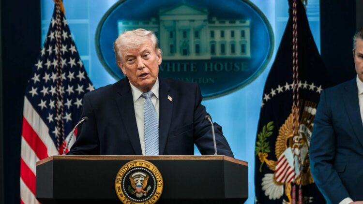 Donald Trump calls 'Fake News CNN' losers after Iran strike reports