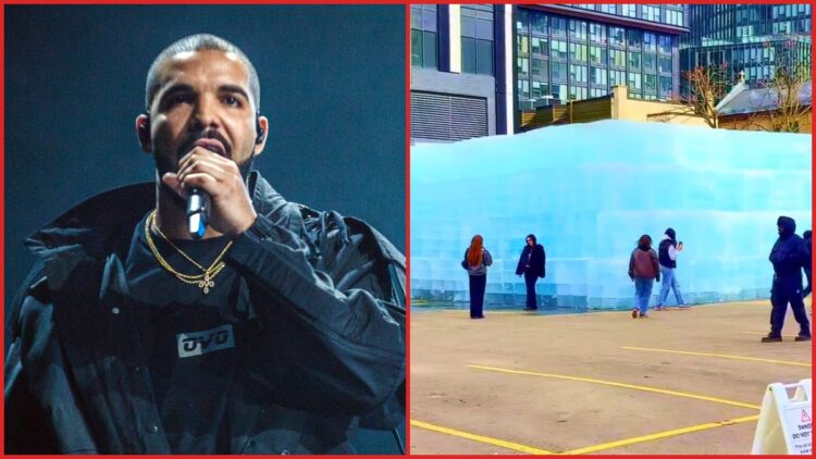 Drake freezes release date in ice — fans arrive with blowtorches