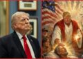 Hidden figure in Donald Trump's AI Jesus post sparks end times fears