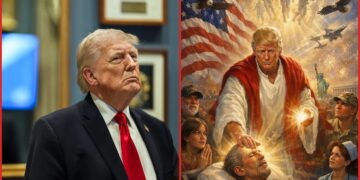Hidden figure in Donald Trump's AI Jesus post sparks end times fears