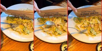 Kansas City woman films her Chili's salad and finds a grasshopper still moving