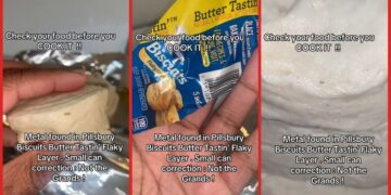 Tennessee woman goes to bake Pillsbury biscuits bought from Walmart, but finds metal inside
