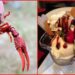Texas shop puts a whole crawfish on ice cream and uses it as a spoon