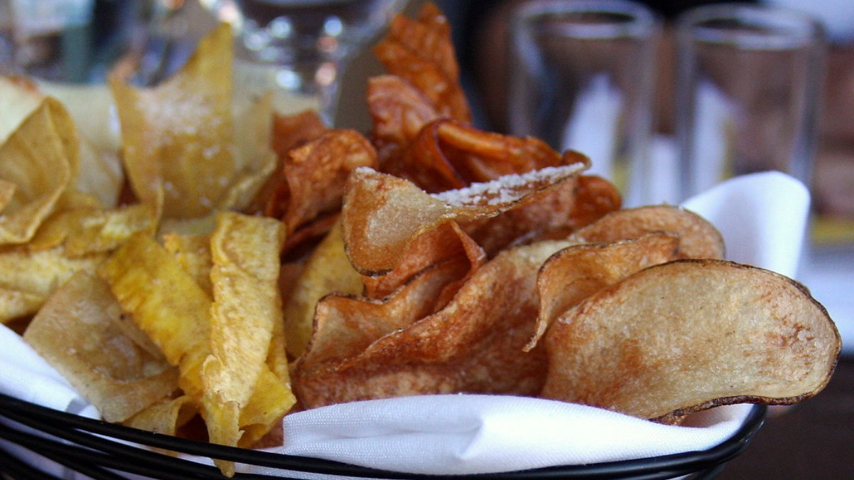 Woman finds something growing inside a bag of potato chips, but ate it anyway