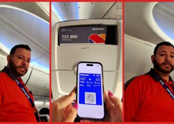 Woman switches to an empty row on a Southwest flight, then a flight attendant threatened to kick her off