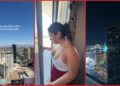 Las Vegas woman tipped $100 at the Cosmopolitan check-in desk. Then she was upgraded to a wrap-around suite — stills from the TikTok posted by Lovely_Evieann