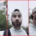 North Carolina man filming deep in the woods pans across a stream and spots an abandoned school bus on the bank — stills from the TikTok posted by chandlertoddfishing