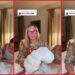 TikToker says Delta Airlines staff told her fuzzy blanket violated their dress code policy — stills from the TikTok posted by KAY ROSE 🌹