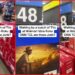 Man walks through Walmart electronics aisle questioning TV brands. Then he spots an 85-inch model priced at $698 — stills from the TikTok posted by JolliAllGenGamer