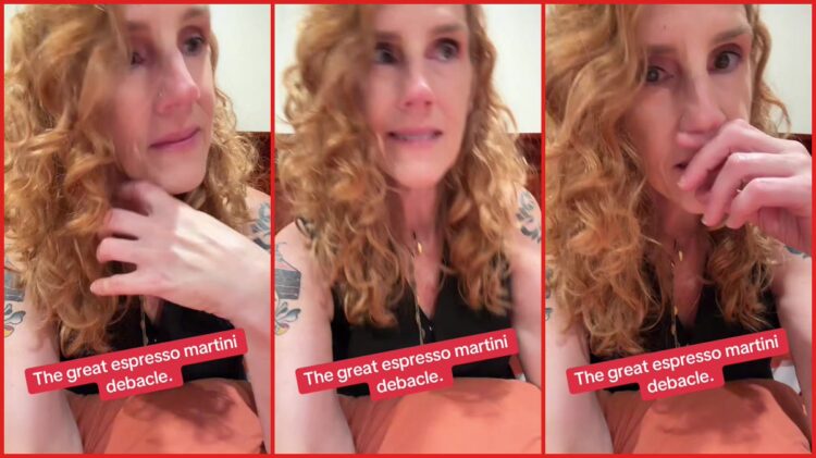 Woman ordered a $65 martini flight in Providence. Then she found out four regular martinis would have been cheaper — stills from the TikTok posted by Cake or Death