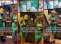 Customer claims Starbucks employee refused to serve crying autistic son. Then she demanded to see the store's policy — stills from the TikTok posted by Imaan Up