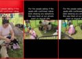 Video shows goats at a private event with no visible symptoms. Then they were later confirmed to have rabies, prompting a health alert — stills from the TikTok posted by Taty’♥️
