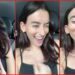Woman in car sings along to song about ladders and smokes, laughing hysterically at the lyrics 8 Woman in car sings along to song about ladders and smokes, laughing hysterically at the lyrics — stills from the TikTok posted by Stella Lefty