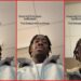 Black nurse acts out a scenario where patients repeatedly call him 'monkey,' so he shows the reality of med-surg — stills from the TikTok posted by dolojxsh