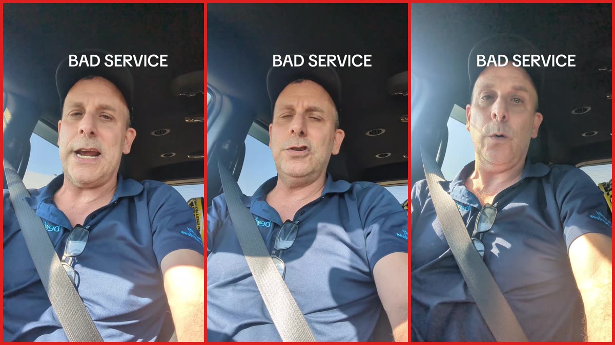 Man had terrible service at a steakhouse on his 24th wedding anniversary. Then he tipped the kitchen staff instead of the waitress — stills from the TikTok posted by crash7971