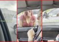 Red-haired woman allegedly blocked a parking spot, then started pounding on a driver's windows and yelling 'You twat' 9 Red-haired woman allegedly blocked a parking spot, then started pounding on a driver's windows and yelling 'You twat' — stills from the TikTok posted by letthemforever
