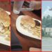 A TikTok video shows a LongHorn Steakhouse sandwich with a pink, raw-looking center. Then they ask the restaurant, 'are you serious?' — stills from the TikTok posted by Jocelyn 🌸