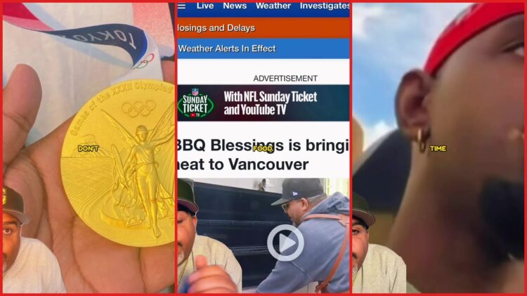 BBQ restaurant owner claims Daejon Love made false claims about his career to impress his son. Then the player sent a voice memo — stills from the TikTok posted by kris.england.cookss