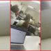 College professor is seen sternly addressing students on first day of class, so one student filmed it and considered dropping the course — stills from the TikTok posted by Balencii