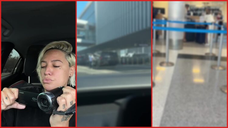 Man told his girlfriend he was driving to San Francisco for a five-day work trip. Then a private investigator's video shows him at LAX with another woman 1 Man told his girlfriend he was driving to San Francisco for a five-day work trip. Then a private investigator's video shows him at LAX with another woman — stills from the TikTok posted by YourFavInvestigator
