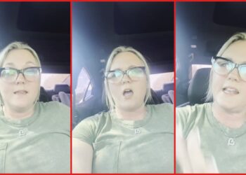 Family went to swim at Tennessee motel pool. Then family says staff accused them of trespassing and tried to remove them — stills from the TikTok posted by sharlenaallen