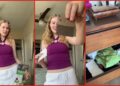 Woman releases 10,000 parasitic wasps into her closet after moths ate her Taylor Swift dress 12 Woman releases 10,000 parasitic wasps into her closet after moths ate her Taylor Swift dress — stills from the TikTok posted by julia