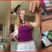 Woman releases 10,000 parasitic wasps into her closet after moths ate her Taylor Swift dress — stills from the TikTok posted by julia