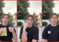 Small business owner made 30 custom carabiner kits for a running shoe company. Then she says they wanted them for free — stills from the TikTok posted by JUJ