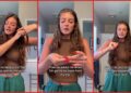 Woman cancels a date after receiving screenshots of her date and a friend discussing a sexual 'tag team' scenario involving her — stills from the TikTok posted by cydney jordan