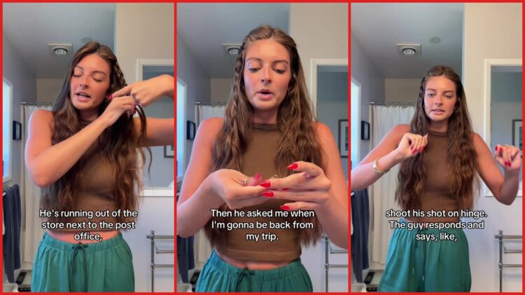 Woman cancels a date after receiving screenshots of her date and a friend discussing a sexual 'tag team' scenario involving her 1 Woman cancels a date after receiving screenshots of her date and a friend discussing a sexual 'tag team' scenario involving her — stills from the TikTok posted by cydney jordan