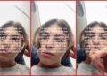 Woman says fellow passenger moved her backpack from overhead bin without asking, then sat 8 rows away. She shared the incident on TikTok — stills from the TikTok posted by Mary Katherine