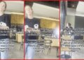 Starbucks customer says manager allegedly harassed her because she's Black and allegedly called police. Then she recorded the confrontation — stills from the TikTok posted by Karens Exposed