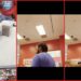 Man alleges Target employees ignored him after he spent over $500, then security chased him outside for his receipt — stills from the TikTok posted by Michael Gene Jacobs