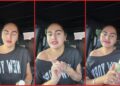 Woman bought an almond-scented soap from Target after hearing praise, then learned about the brand's purported religious themes — stills from the TikTok posted by brittney rumbaugh🐆📸🪞🧺🎧