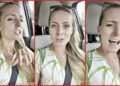 Woman sees car with 'witchcraft' bumper sticker in traffic. Then she vows to wage spiritual warfare on its occupants — stills from the TikTok posted by Trisha Fenimore