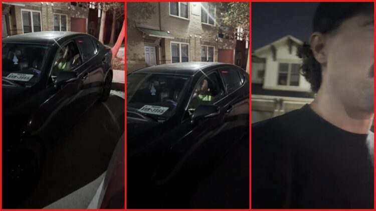 Texas man confronts woman driving 50 mph through townhomes. Then she wished he would crash and called him a pedophile, according to the video — stills from the TikTok posted by Kyle