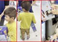 Video shows a Walmart employee scanning toys for a child. Then the creator's caption alleges racial profiling 10 Video shows a Walmart employee scanning toys for a child. Then the creator's caption alleges racial profiling — stills from the TikTok posted by LULI