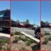 Person filming says they called police on a woman who left kids in a hot car, but she drove away before officers arrived 8 Person filming says they called police on a woman who left kids in a hot car, but she drove away before officers arrived — stills from the TikTok posted by user69638802132