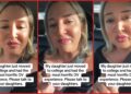 A mother says her college-student daughter was beaten in a car, then the perpetrator's mother allegedly concealed evidence. She vows legal action — stills from the TikTok posted by toribranumga