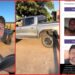 Oklahoma woman flips off man who was tailing her in a truck. Then reporter says he found dating profiles for the man 8 Oklahoma woman flips off man who was tailing her in a truck. Then reporter says he found dating profiles for the man — stills from the TikTok posted by Danesh