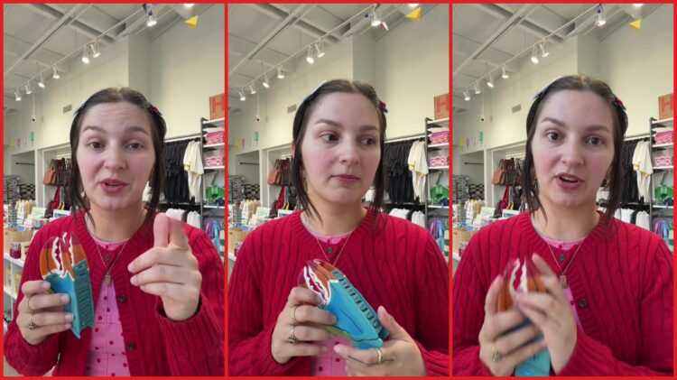 Designer says major brand collaborated on a custom hair claw, then went silent. Then she saw their campaign launch without her — stills from the TikTok posted by Artist Colette