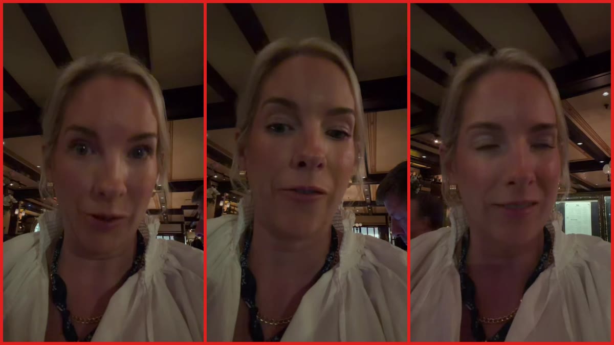 Woman says Hilton told her to move to another hotel at 10:15 p.m. after nursing conference left room unavailable — stills from the TikTok posted by brittany__schneider