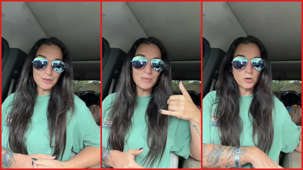 Home Depot told her to unplug her broken $2,600 LG fridge for 24 hours, then sent her to LG, then scheduled a tech for Oct. 8 — stills from the TikTok posted by Shannon Elizabeth