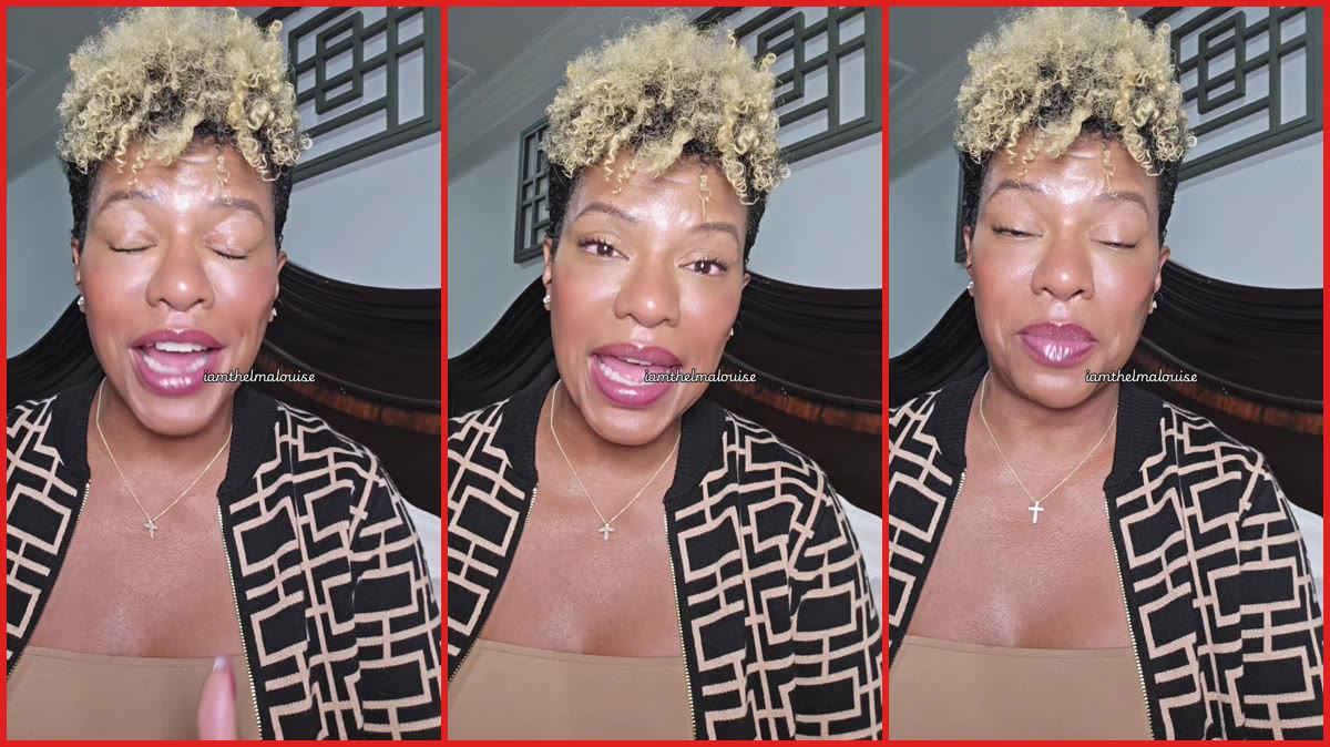 Woman says she was asked to leave Ken Paxton's San Antonio event — stills from the TikTok posted by ThelmaLouise